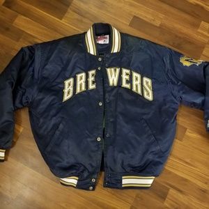 Milwaukee BREWERS Authentic Satin Starter Jacket